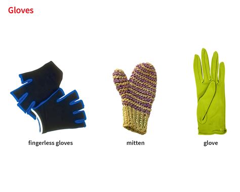 gloves » English .
